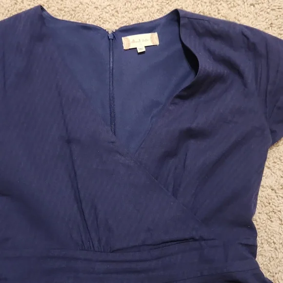 Altar'd State Navy Romper Dress Size Small - Picture 2 of 3